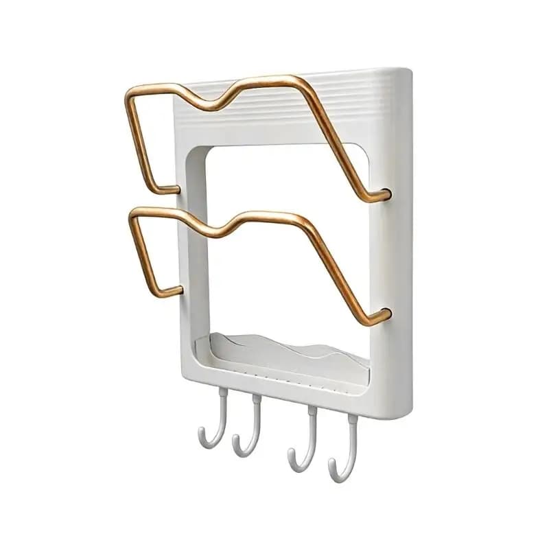 G6KF Curling iron storage rack wall mounted, not punching required