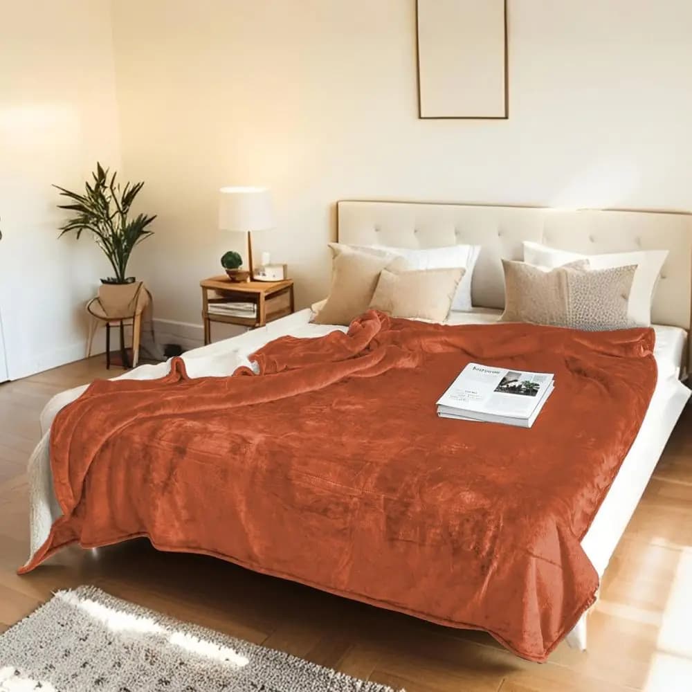 Coperta Elettrica Riscaldata Misura Full 72x84 Pollici - Tessuto Microplush e Sherpa Doppio Lato, 6 Impostazioni di Calore e Timer Automatico 1-10 Ore, Sozy Warmi