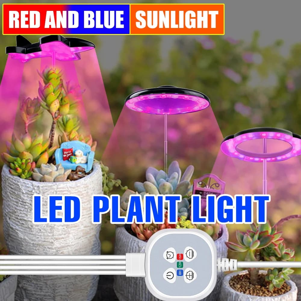LED Full Spectrum Plant Grow Light Seedings Fill Lamp 5V Indoor Hydroponic Succulent Cactus Potted Flower Cultivation Lighing