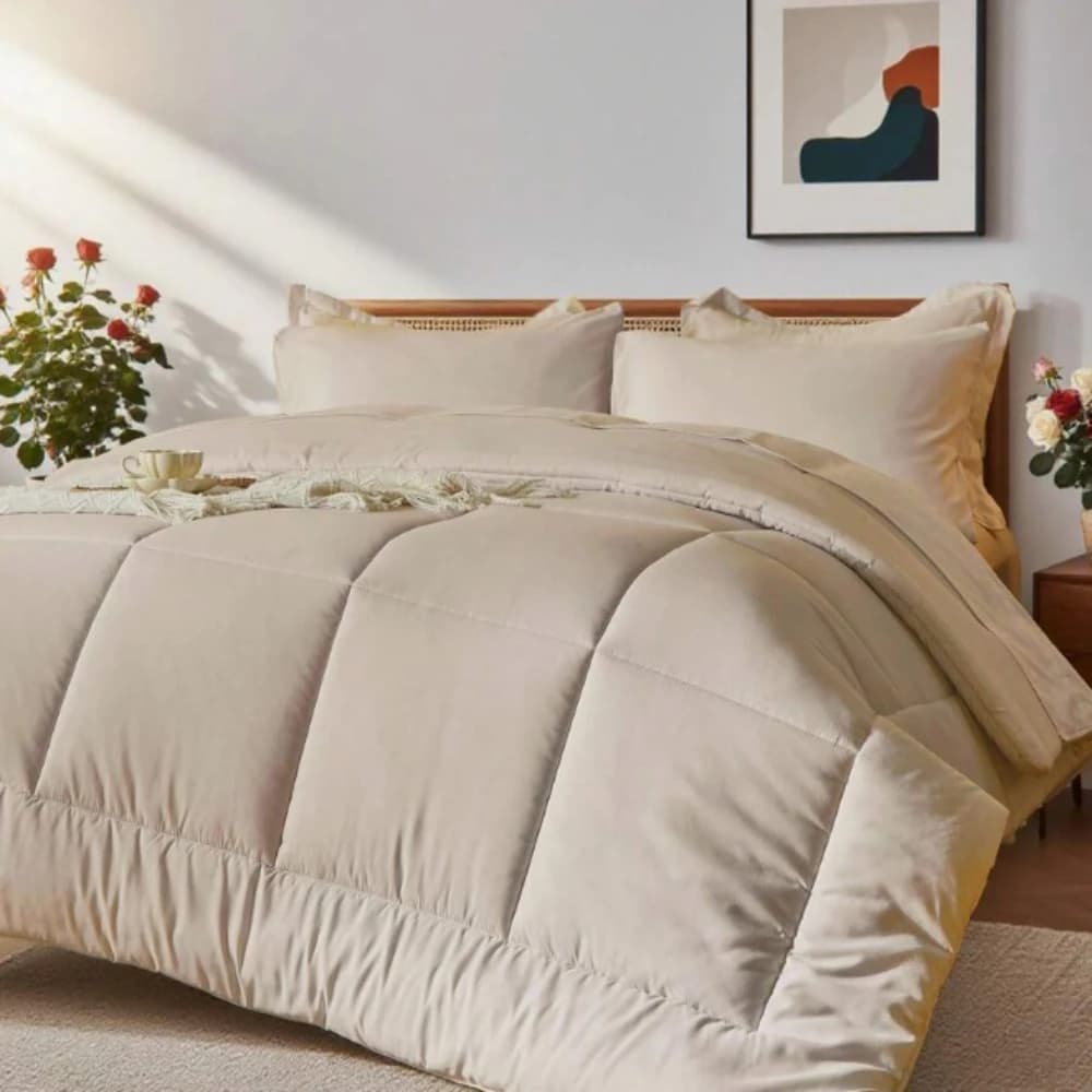 Elegant Embossed 5PC Bedding Set, 100% Microfiber Soft Breathable Fabric, Comfortable Durable All-Season Bed In A Bag, Stylish Room Decor & Wonderful Gift