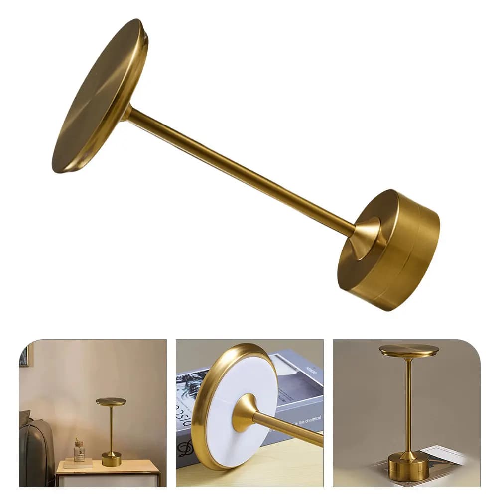 Lampada da Comodino Ricaricabile USB con Base Stabile, Luce da Scrivania LED Senza Emissione di Calore per Camera da Letto, Comodino e Studio