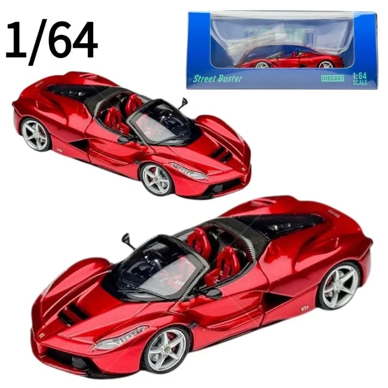 Street Buster Diecast 1:64 Scale LaFerrari F150 SH Car Model Alloy Ferrari Play Vehicles Collectible Model Cars Toy For Boy Gift