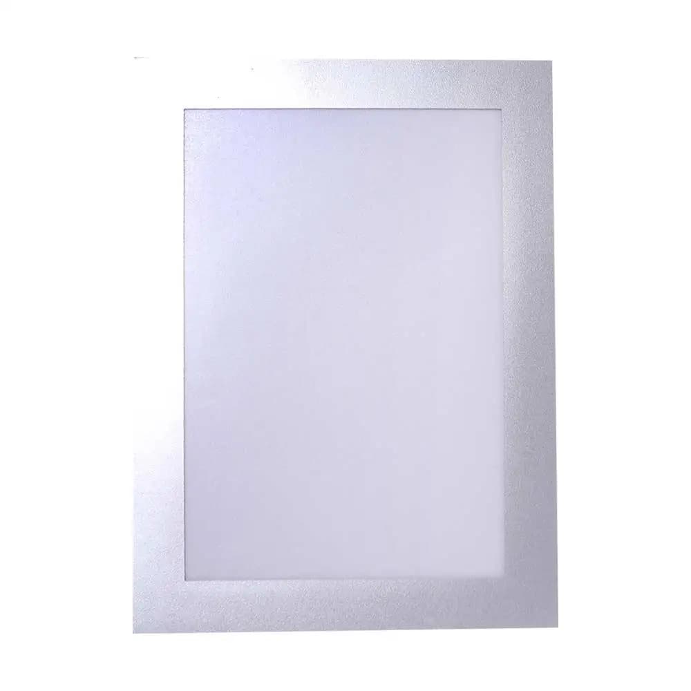 Set of 3 Wall Magnetic Frames, Self-adhesive Square Photo Frame, Plastic Document Holder, Exhibition Frame for Door