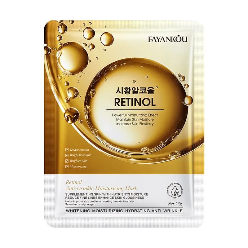 Retinolo Mask for face skin Korean Collagen Whitening Garment Sheet Roba Anua Biodance Hands for face Bubble Stickers Masks