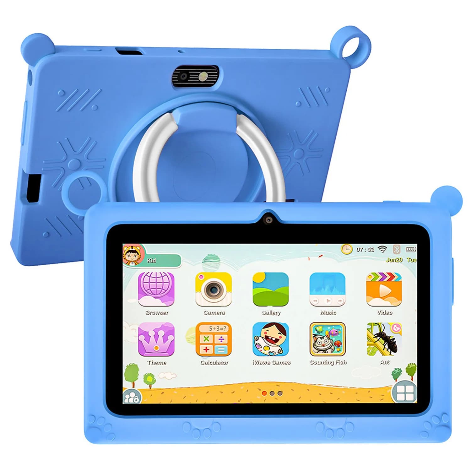 New Tablet 5G for Children 7 Inch Quad Core 4GB/64GB Android 13 Cheap Children's Gift Double Camera 5G WiFi Educational Tablet