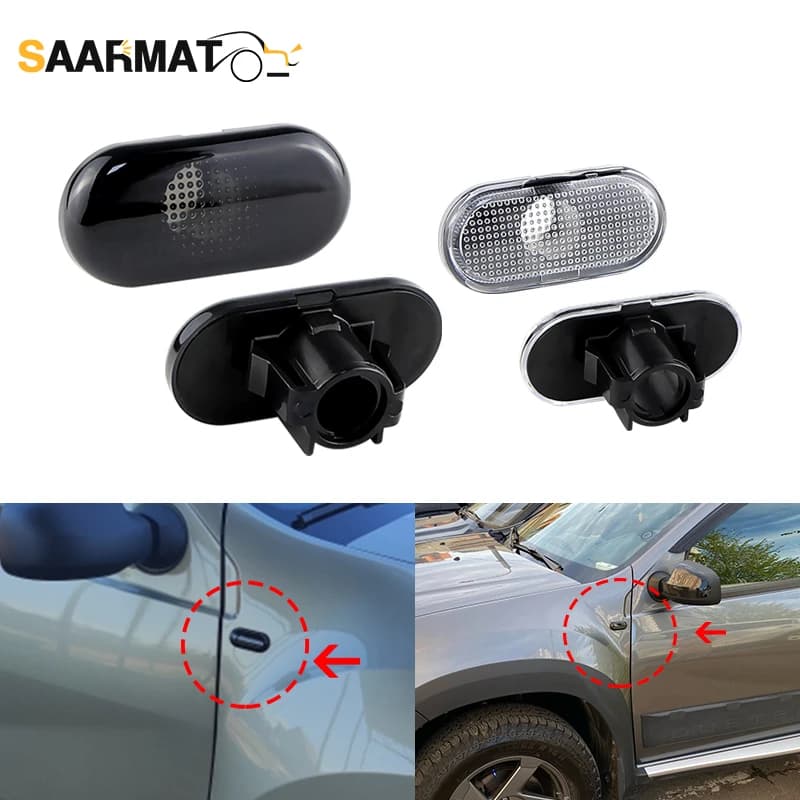 2PCS Indicatore laterale Indicatore di direzione Luce di posizione Copertura della lampada Shell (senza lampadina) Per 350Z Z33 Navara D40 Cube Pathfinder R51 Qashqai J10