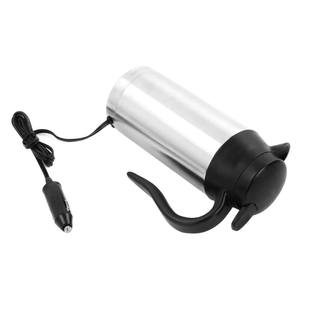 Bollitore Elettrico per Auto 12/24V con Protezione da Ebollizione a Secco, 750ml, Bollitore Rapido, Tazza Riscaldante da Viaggio
