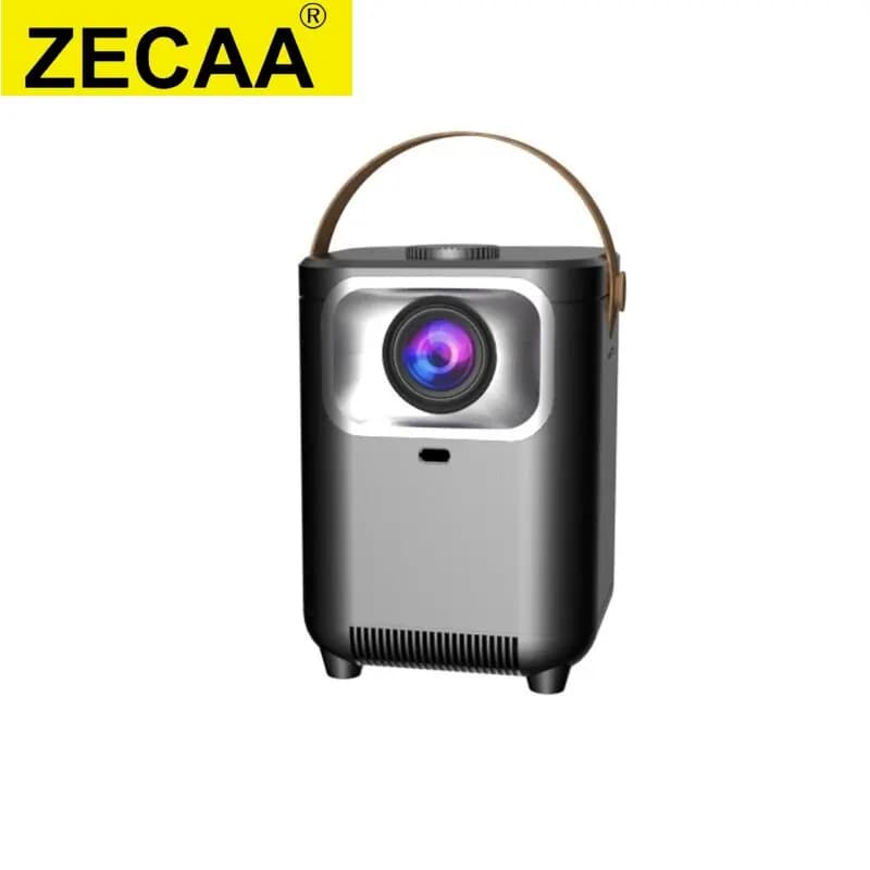 ZECAA Full HD 1080P 300 ANSI 4K 2.4G + 5G Dual Band WiFi 6 Android 11 Proiettore portatile Bluetooth 5.4 Smart Home Proiettore intelligente