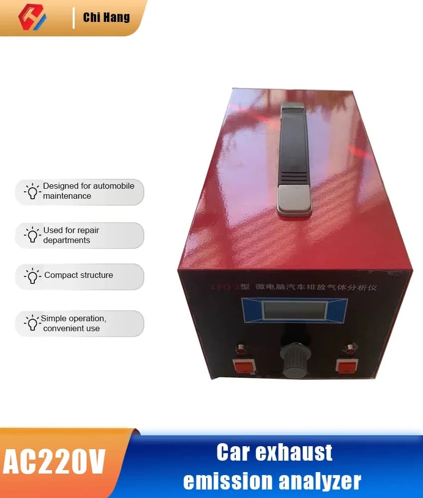 Analizzatore di emissioni di scarico per auto Rilevatore di contenuto di ossigeno Ultimo aggiornamento Rilevamento del negozio di riparazioni Misuratore di fumo di gas portatile 2023