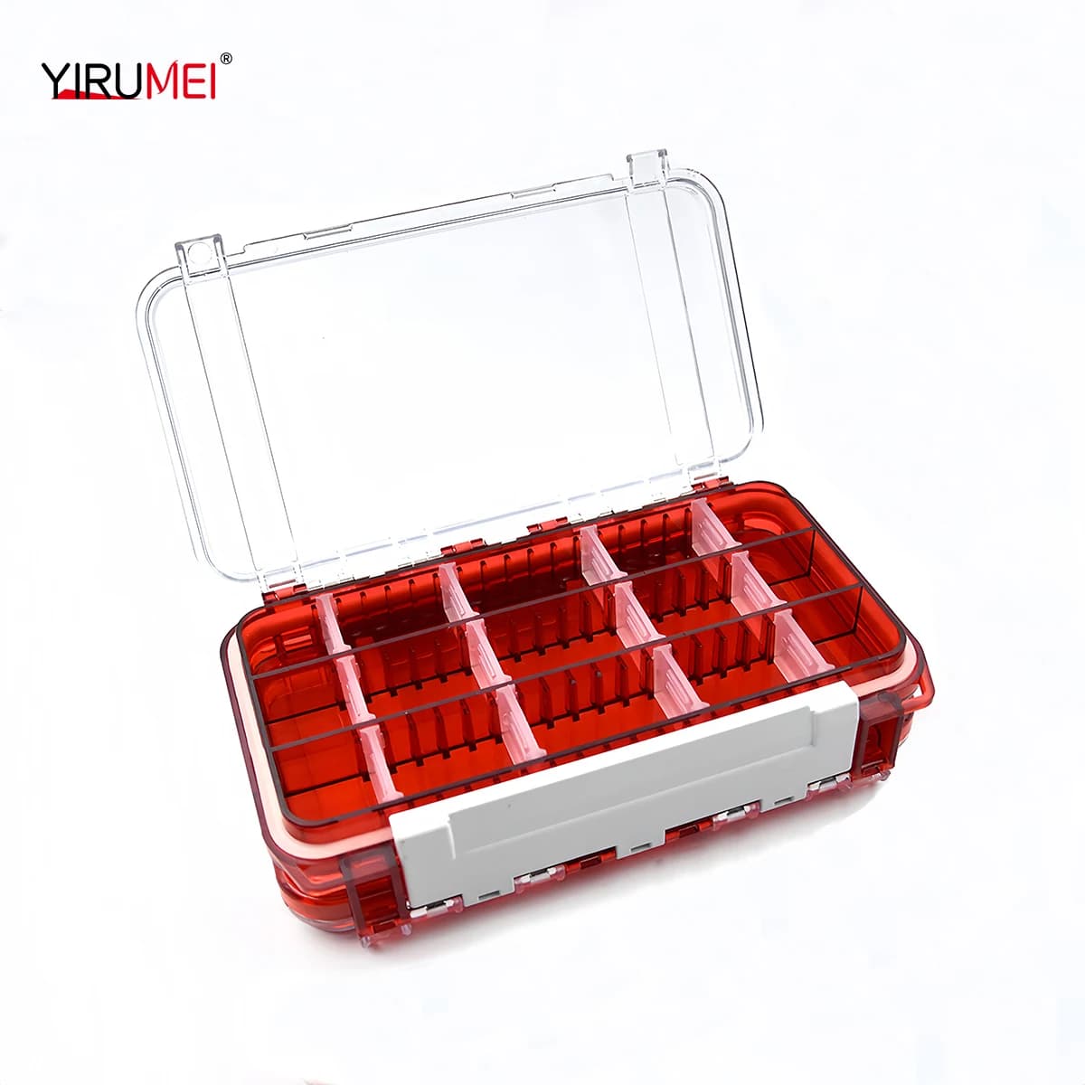 Waterproof Fishing Equipment Box Double-sided bait box Fishing bait box Fishing tool box Fishing hook equipment Carp fly fishing accessories Fishing box