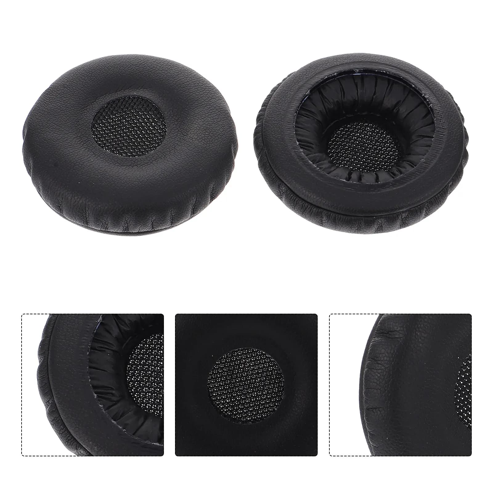 2 pezzi di cuscinetti auricolari morbidi e confortevoli di ricambio per cuffie, design ergonomico, cuscini isolanti dal rumore, coperture per cuffie a lunga durata