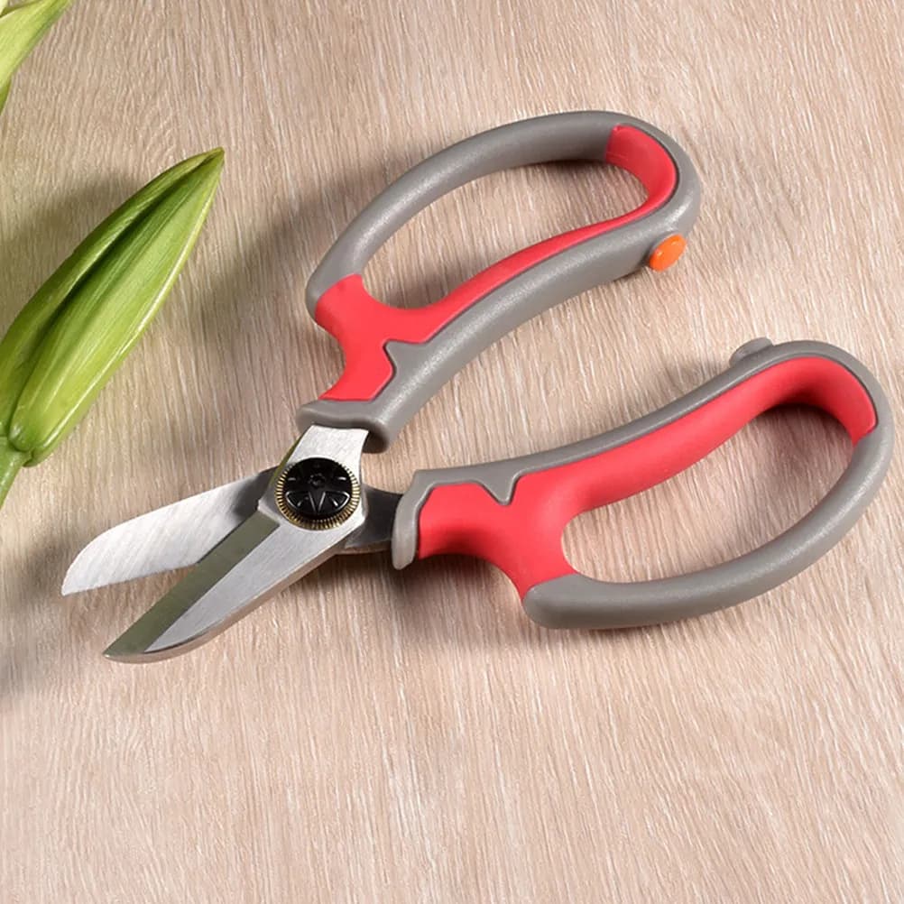 Forbici Professionali in Acciaio Inox per Fiori, Cesoie Ergonomiche da Giardino per Potatura di Rami, Siepi, Frutteti e Piccoli Alberi