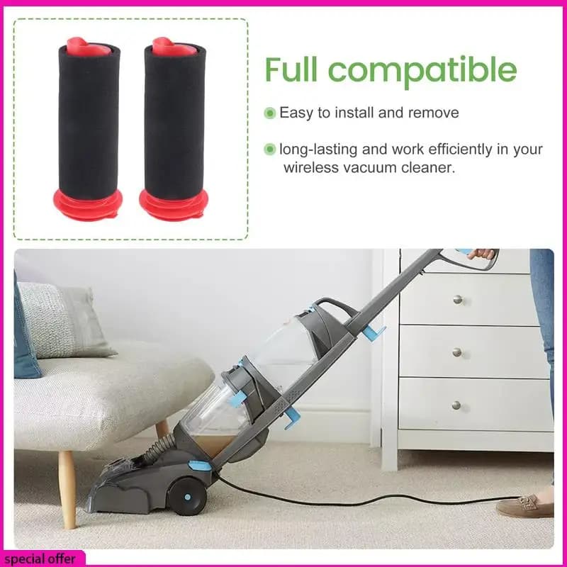 A65Z Confezione da 4 filtri per aspirapolvere portatile Athlet, filtro per BCH6L2560 BCH6L2561BCH6ZOOO