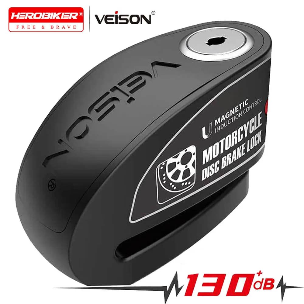 Scooter Ruota Freno A Disco Serrature Allarme 110dB Moto Bicicletta Blocco Protezione Lucchetto Freno Impermeabile Aafety Antifurto