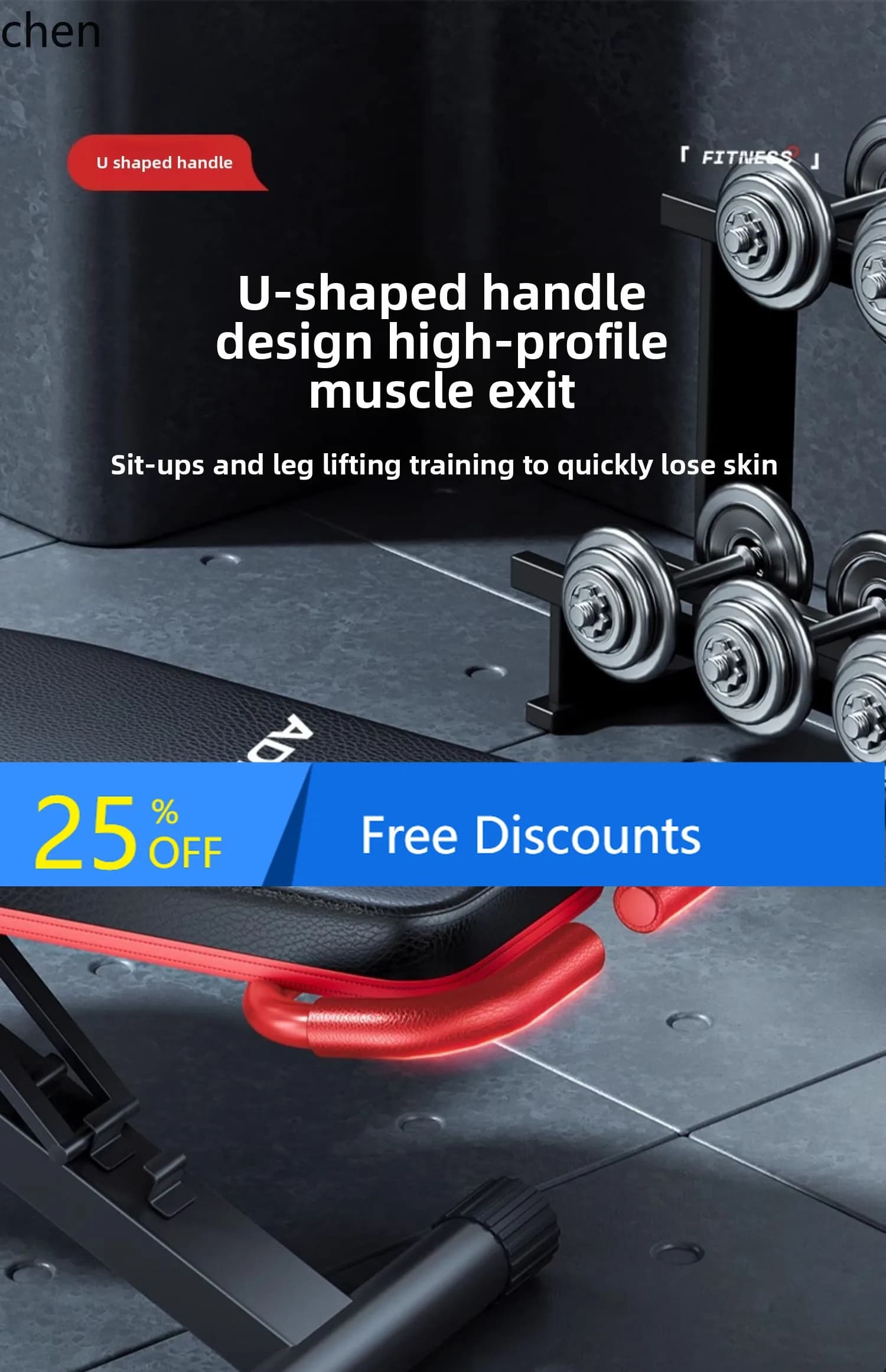 Dumbbell Stool Bench Press Crunch Assist Fitness Chair Multifunctional Sports Equipment Professional Chair
