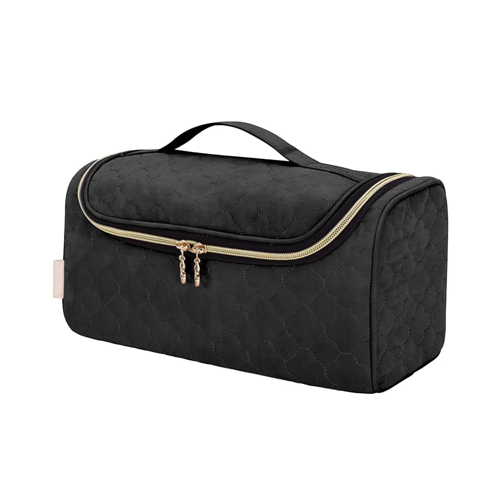 Hair Curler Storage Bag Styling Accessory Organizer Professional with Hook Bathroom