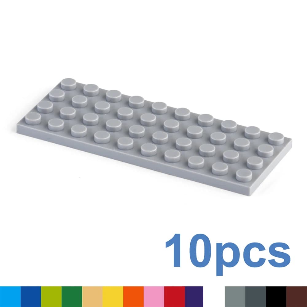 10 pezzi 4x10 punti blocchi di costruzione fai da te figure sottili mattoni giocattoli creativi educativi per bambini dimensioni compatibili con 3030