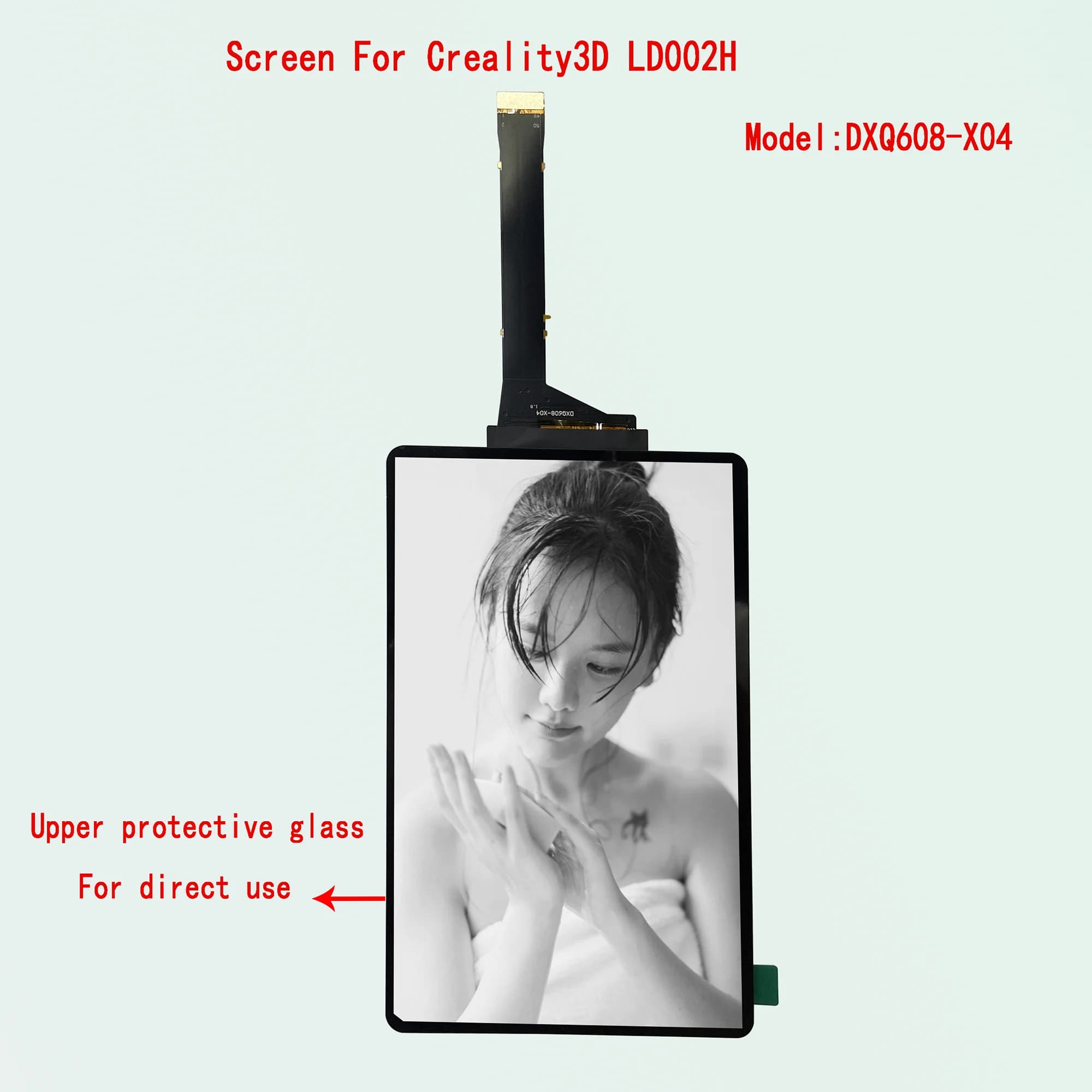 6.08 inch LD-002H LCD 3D Printer for Creality3D with superior protective glass