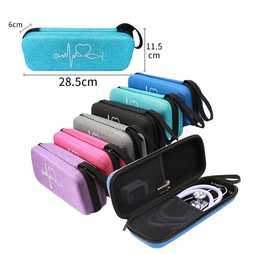 Nuova Custodia per Stetoscopio Antiurto, Borsa da Viaggio Portatile per Stetoscopio, Custodia Leggera per Kit di Pronto Soccorso, Borsa per il Trasporto del Stetoscopio