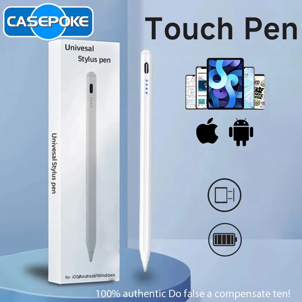 Penna stilo per Android Smart Phone Tablet Pen per iPad accessori iPhone universal Touch Pen con astuccio per matite suggerimenti per le matite