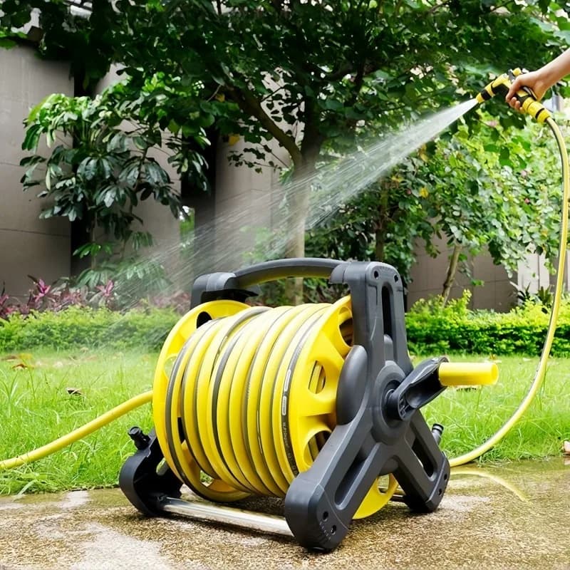 Avvolgitubo automatico - la soluzione definitiva per l'irrigazione del giardino! anche ideale per il lavaggio dell'auto e la gestione generale dei tubi dell'acqua