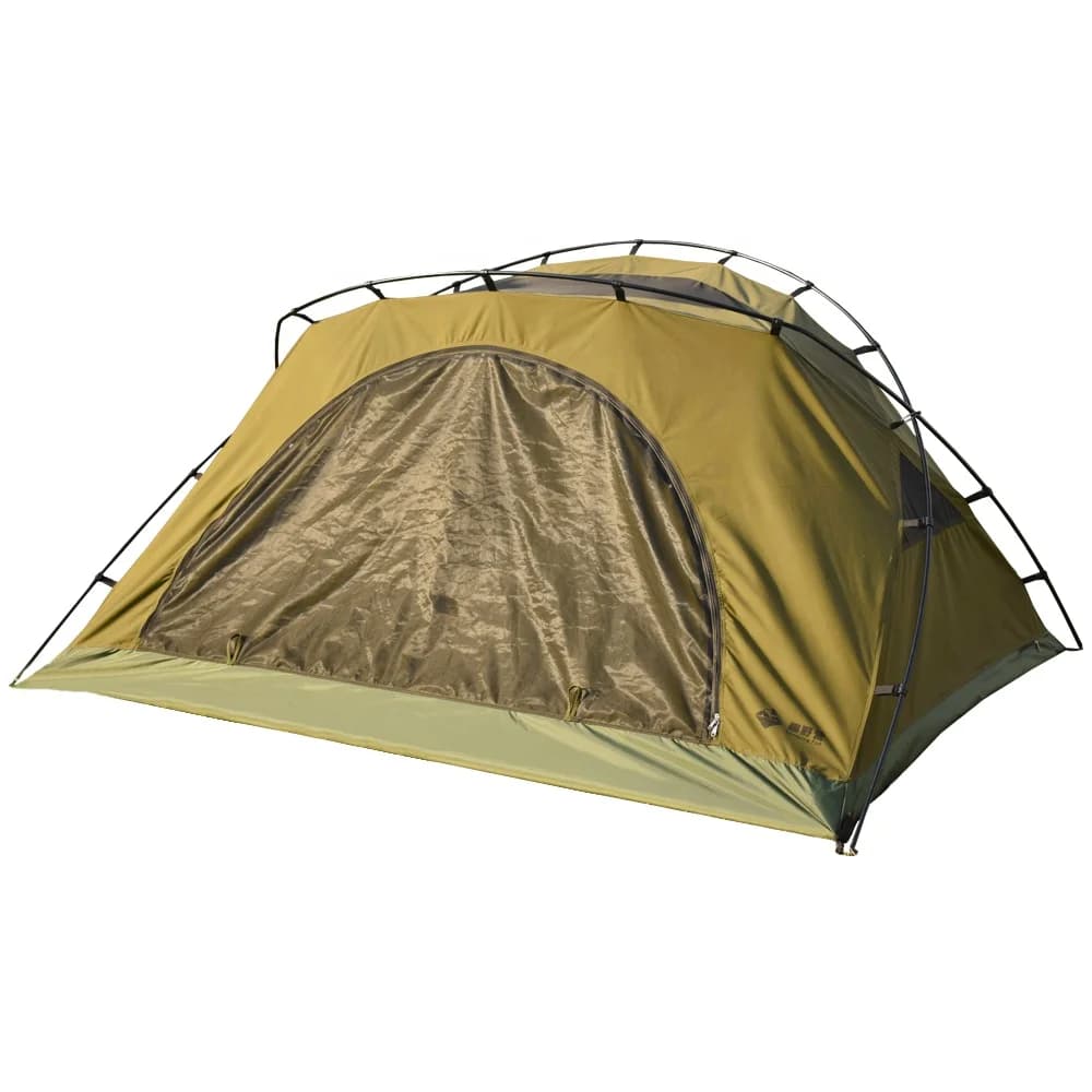 Tenda Ultraleggera per 2 Persone, Tenda in Tela Impermeabile per Campeggio all'Aperto, Doppio Strato con Pali in Alluminio