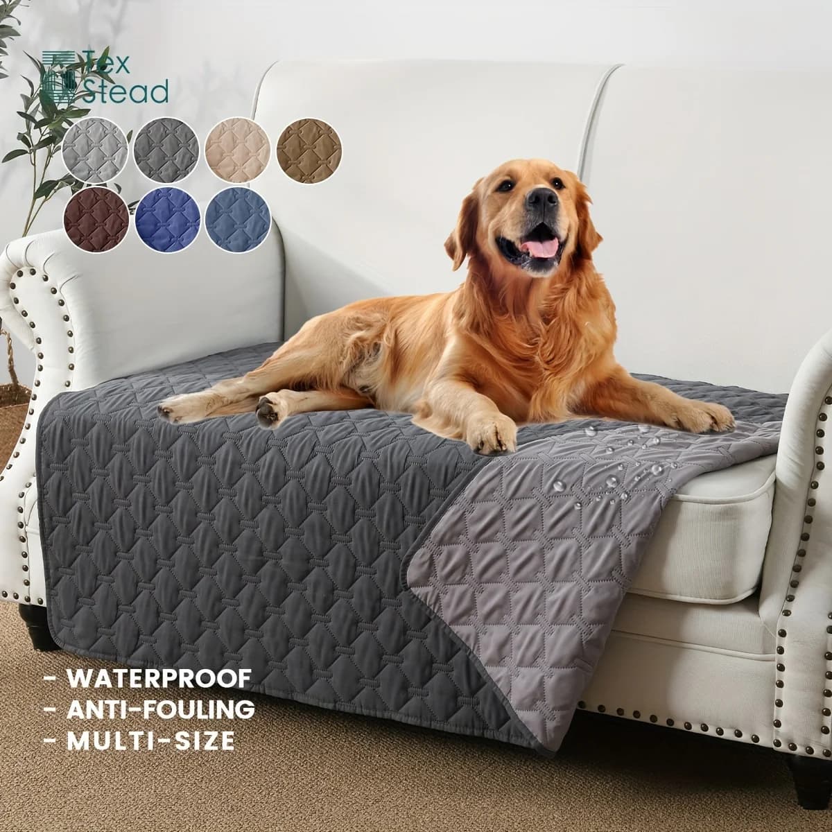 Copriletto per cani ANTI-LEAKAGE fronte-retro al 100% Coperta per animali domestici Divano Divano Protezione per mobili