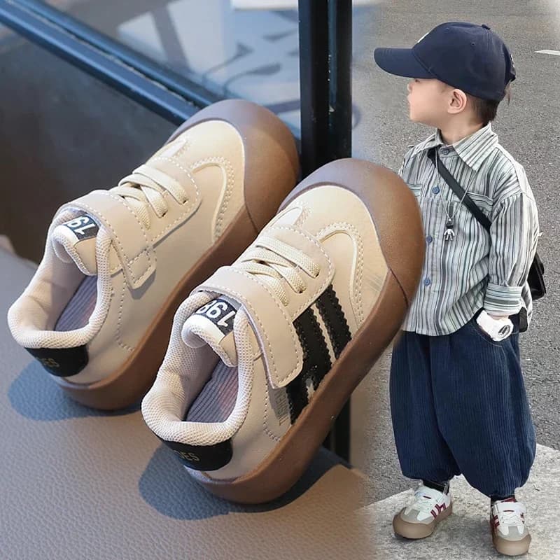 Kids casual shoes Sneakers Boys Sport Sneakers Breathable tennis sneaker Baby shoes for kids Flat running shoes white fashion spring