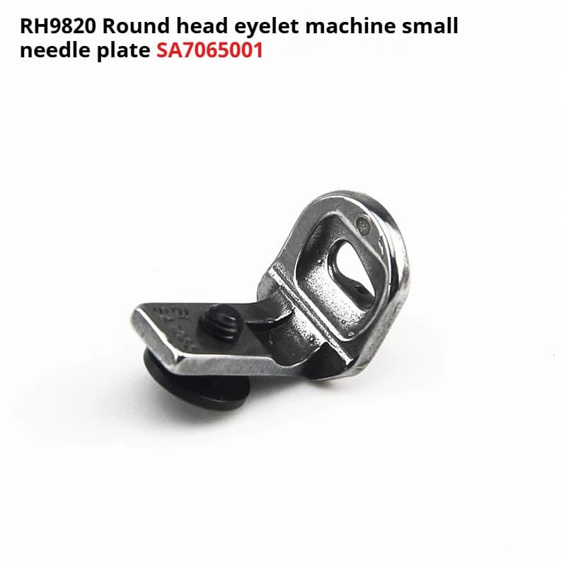 Sewing Machine Parts Small Needle Plate SA7065001 For Brother 9820 981 Round Head Buttonhole Machine