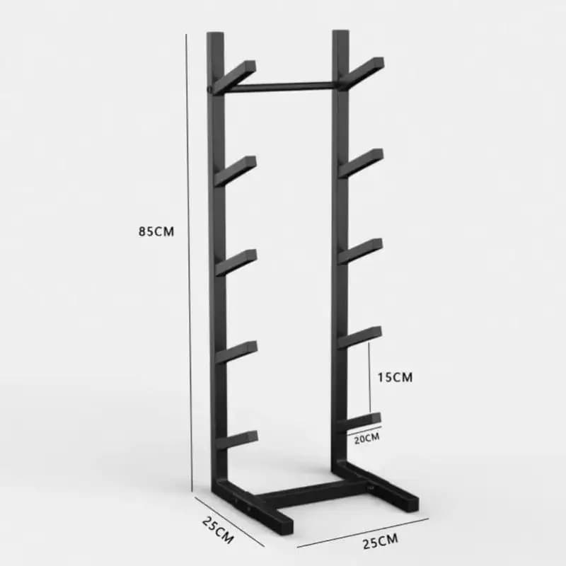 Scaffale porta skateboard, porta tappetini yoga, porta auto per bambini, scaffale portaoggetti da pavimento in ferro battuto