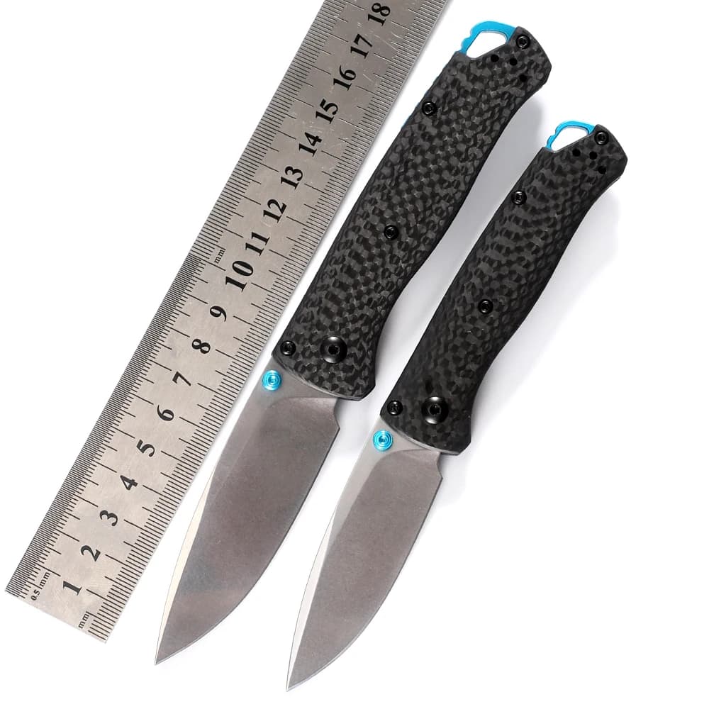 535-3 Mark S90V lama manico in fibra di carbonio tasca pieghevole sopravvivenza EDC strumento cucina campeggio caccia Utility coltello da esterno