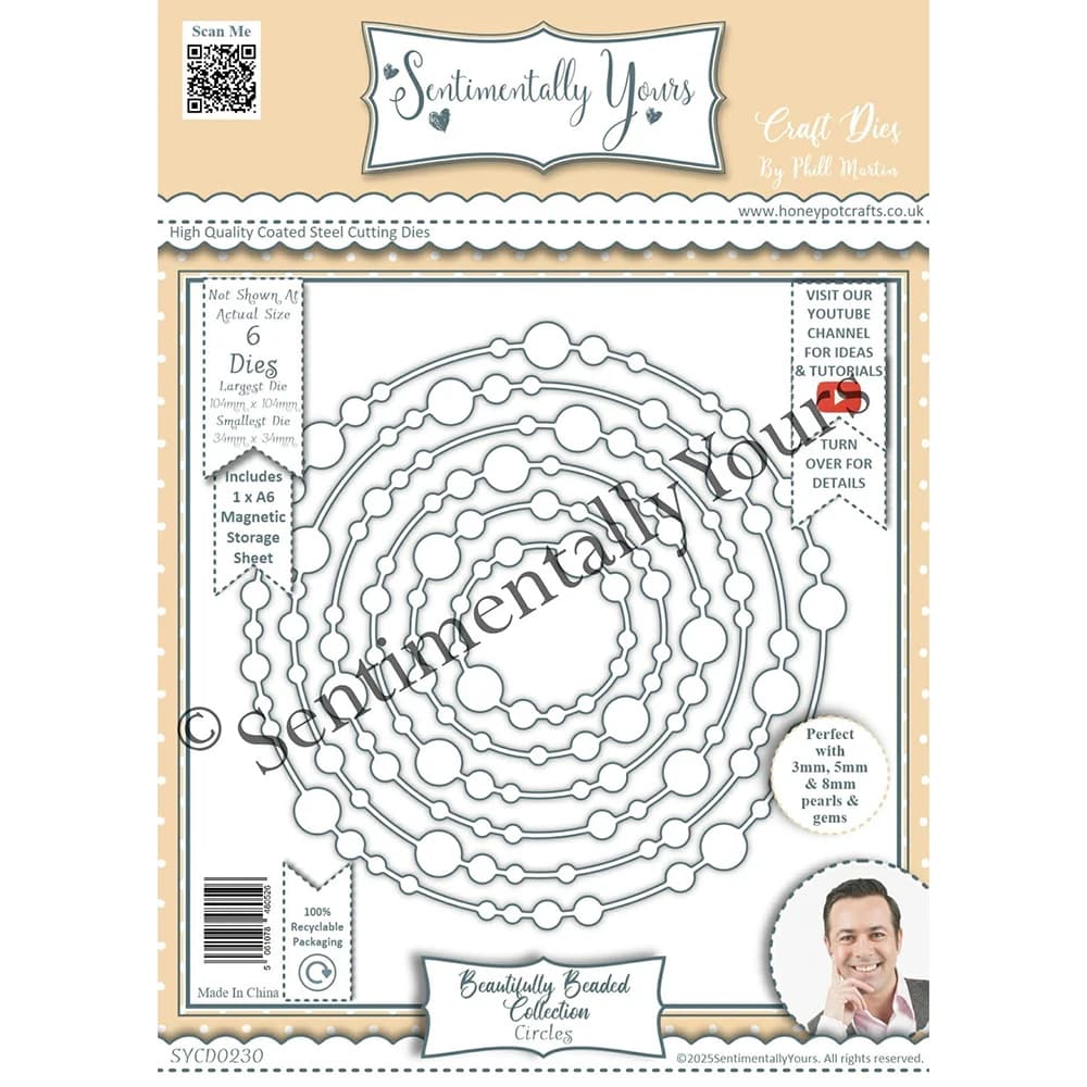 2026 New Beautifully Beaded Complete Collection Die Set Essential Sentimentally Yours Stamps Dies DIY Scrapbook Card Mold Hearts