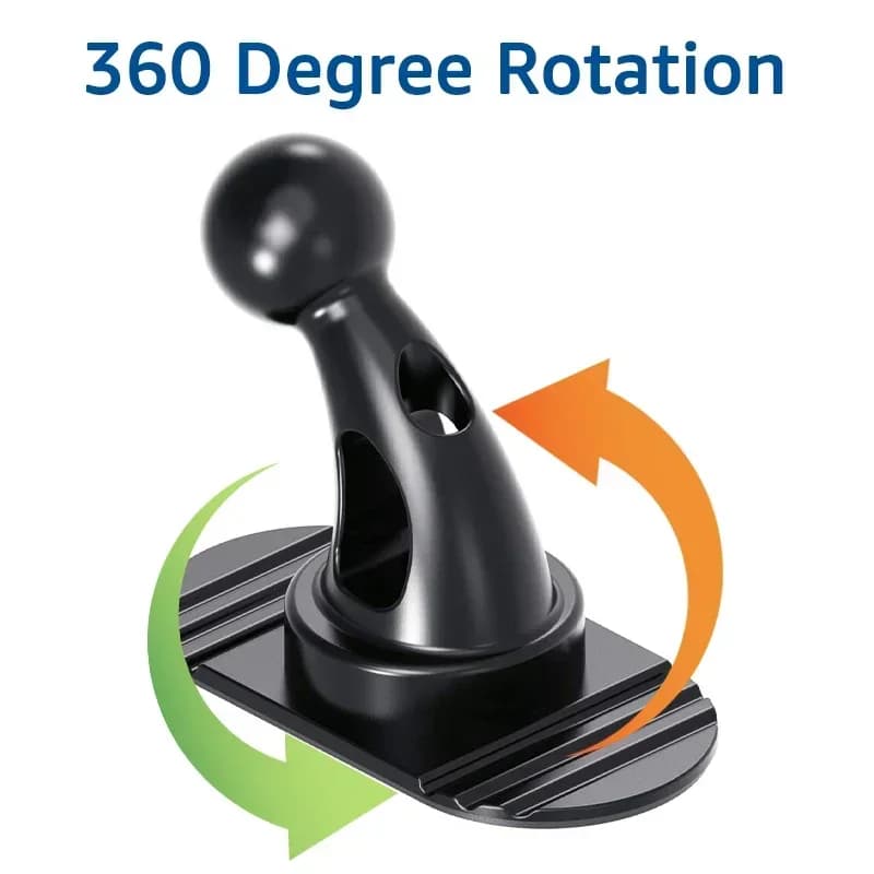 Supporto per cruscotto per supporto per telefono per auto con base adesiva con testa a sfera universale da 17 mm per accessorio per auto con supporto per telefono cellulare