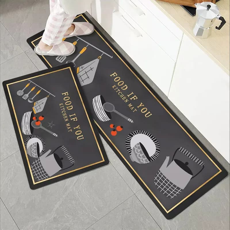 Tappetino da cucina in stile nordico semplice alla moda, tappeto da casa, porta a striscia lunga, decorazioni per la casa moderne, tappetino da ingresso per il bagno