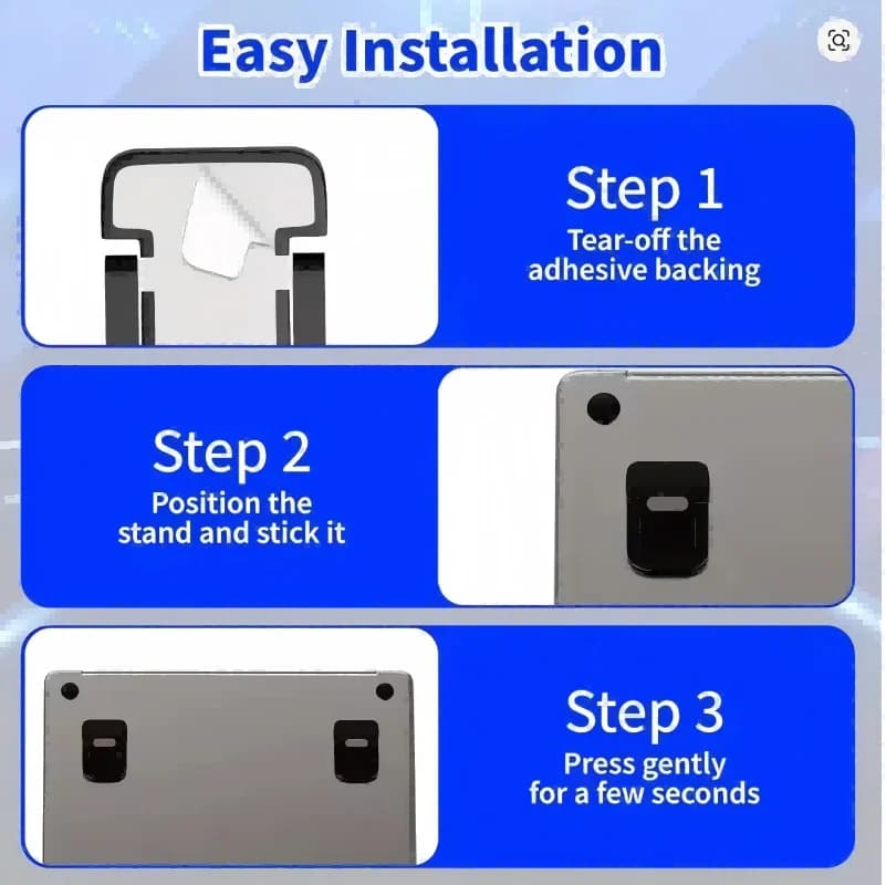 2pcs/Set Ergonomic Laptop Stand Mini Portable Desktop Riser Height Adjustable Elevator Bracket Suitable For Daily Notebook Use