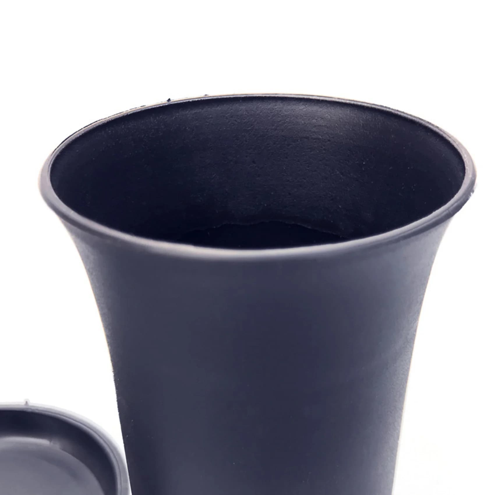 ABJI-20 pezzi Vasi rotondi neri a vita alta e profondi, perfetti per piante da interno ed esterno, semi e verdure