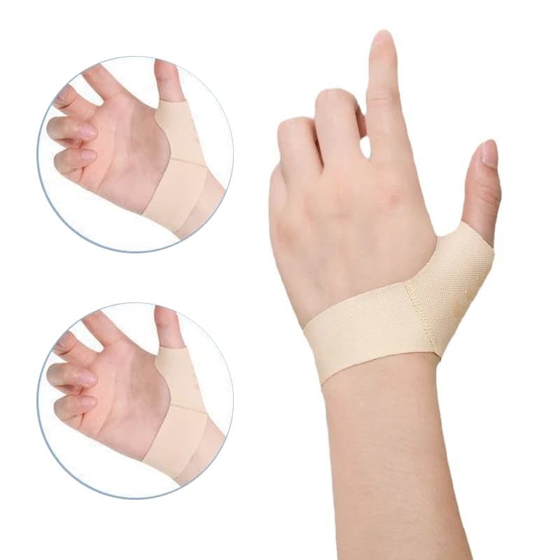 Tutore per il pollice Cinghie da polso a compressione Supporto per il pollice Fissaggio dell'articolazione del pollice traspirante Protezione per il polso Elastico per tenosinovite