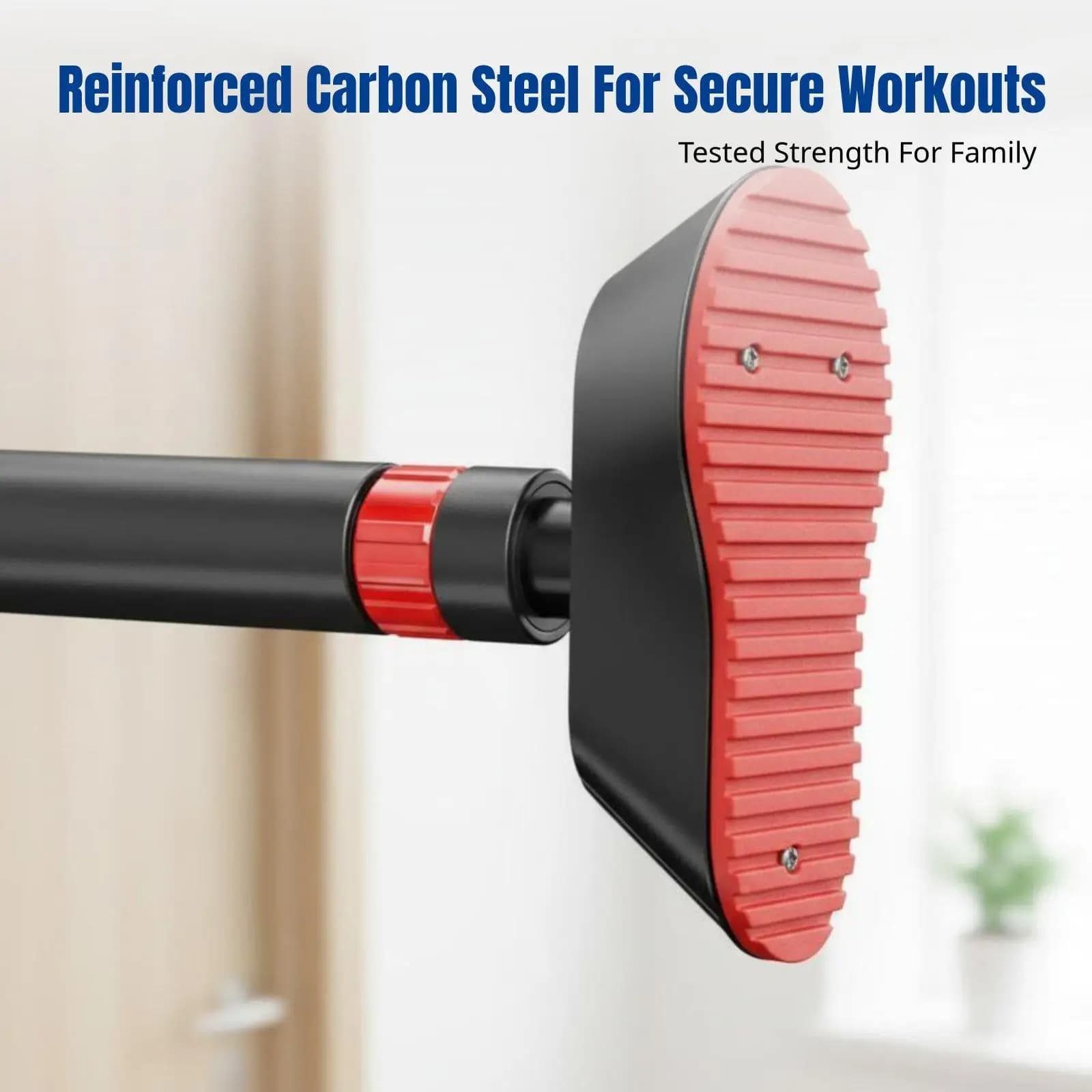 Indoor Pull-Up Bar for Doorway, No-, Heavy Duty, Adjustable for Kids and