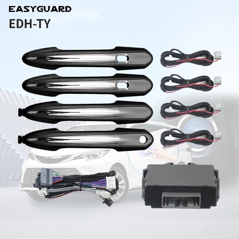 EASYGUARD Comfort Access Touch Door Handle Keyless Entry System Fit for Toyota Sienna with OEM Push to Start Only