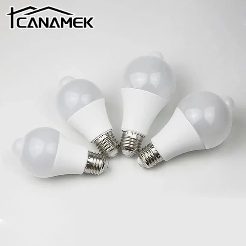 E27 LED Motion Sensor lampadine a LED 24W 18W 15W 12W Energy LED Lamp PIR Sensor Light Auto ON/OFF Night Light Home Parking Lighting