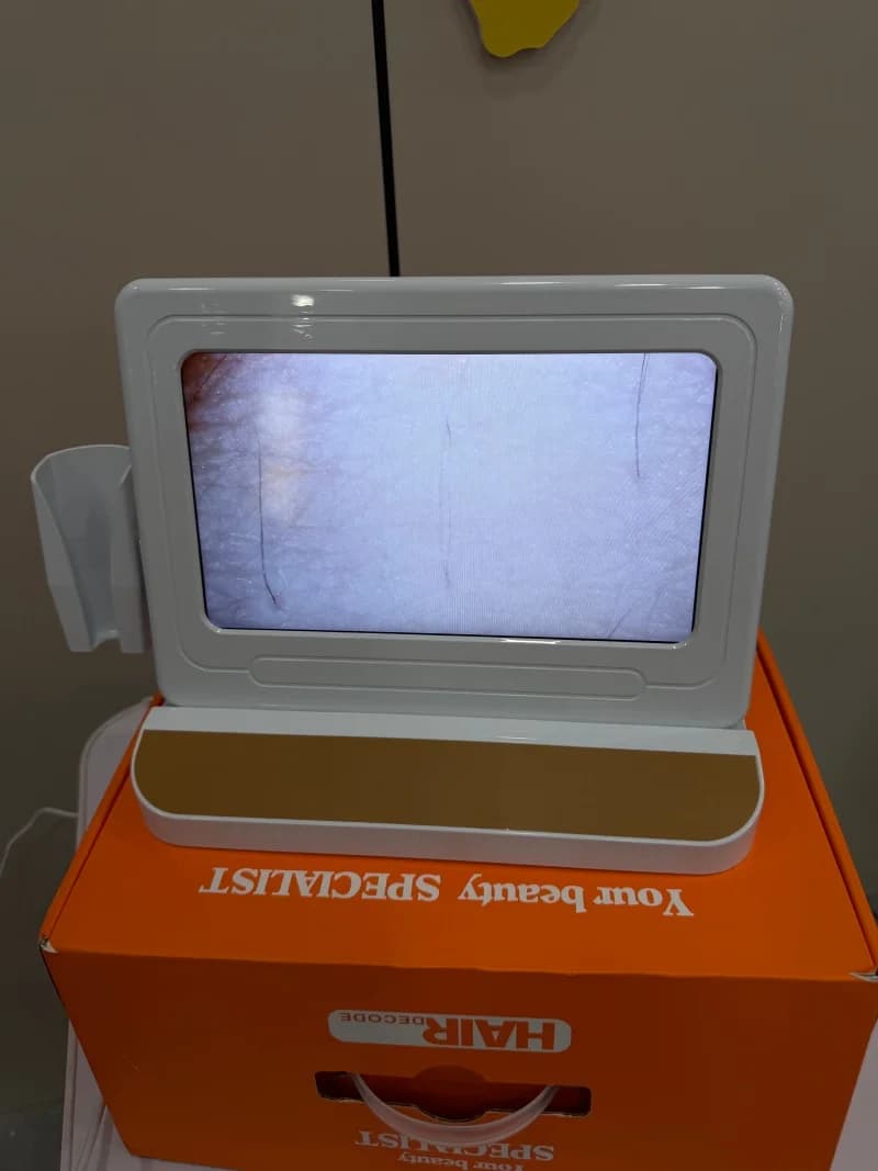New 11 Inch LCD Skin & Hair Analyzer Detector Digital Microscope Magnifier Skin Hair Blackhead Follicle Scalp Detector 50X-200X