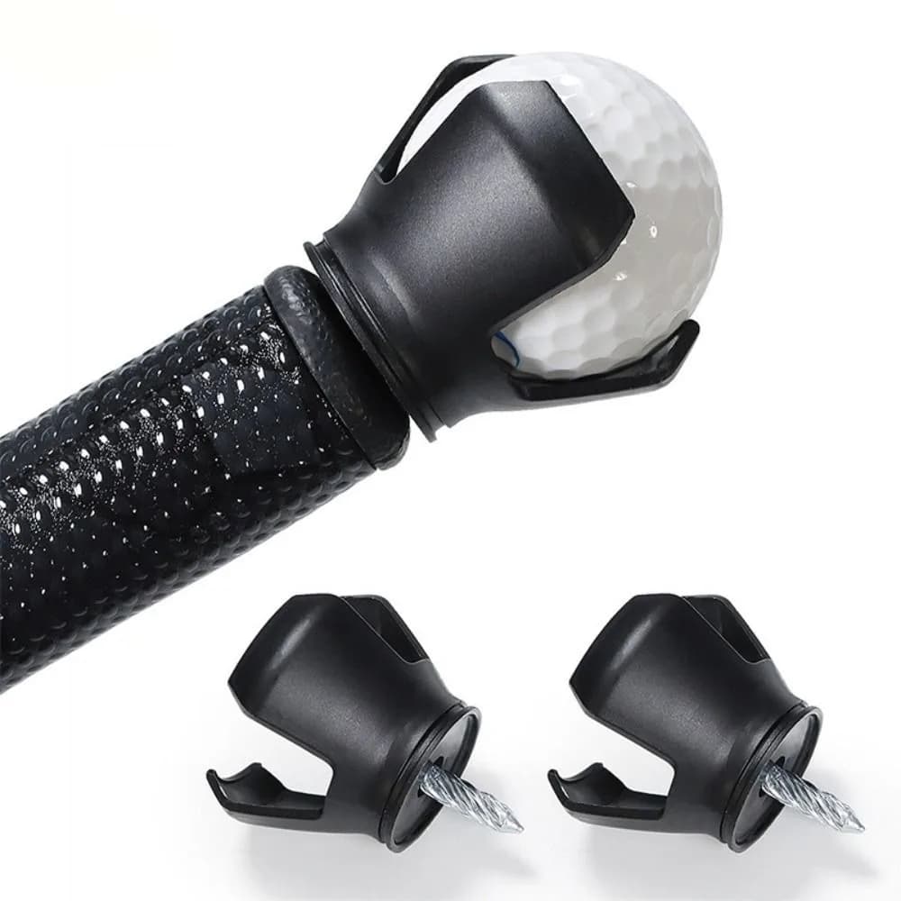 3-Prong Design Golf Ball Retriever Suction Cup Quick Install Ball Grabber Picker Durable Material No-Bending Golf Pick Up Tool