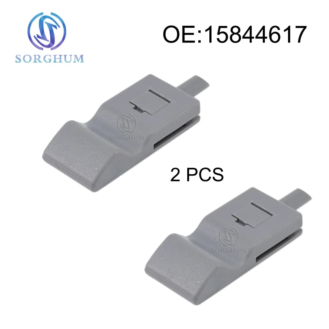 Sorgo 2 PZ 15844617 Perno del pomello della serratura della porta anteriore o posteriore in cashmere per 07-14 Chevrolet Avalanche GMC Yukon XL 1500 1584-4617