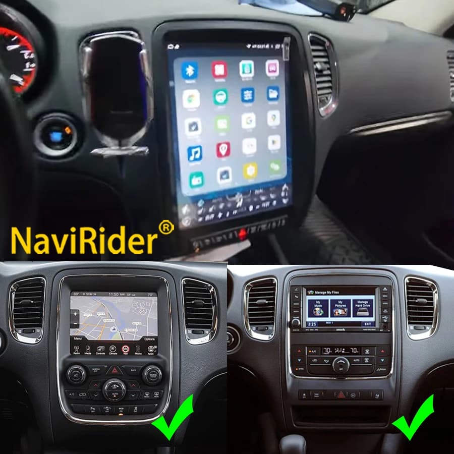 Autoradio Multimediale Android 2din con Bluetooth e Carplay per Dodge Durango 2011 - 2017 2018 2019 2020