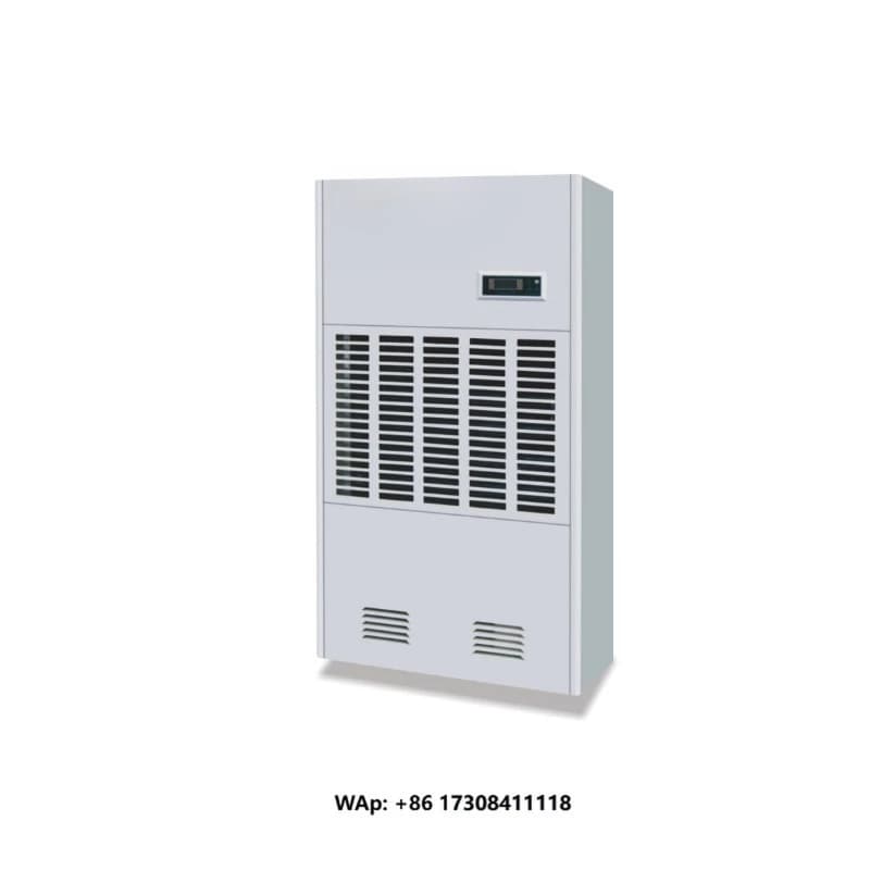 New Large Capacity 480L/D Industrial Dehumidifier | Temperature & Humidity Adjustable 2000W Floor/Wall-Mount Digital Display