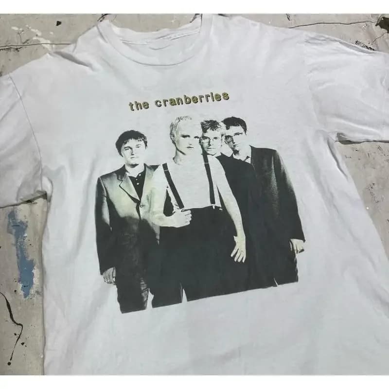 Vtg The Cranberries Band Live In Concert Cotton White S 5Xl T Shirt