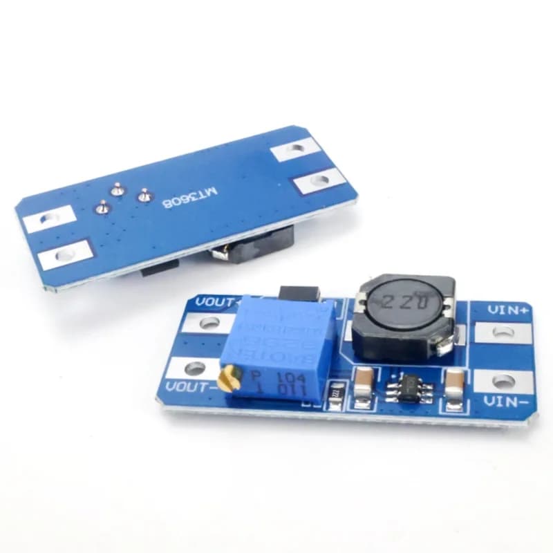 Convertitore boost DC-DC MT3608 Modulo di alimentazione da 2A da 2 V-24 V a 5 V/9 V/12 V/28 V per Arduino 1/3/9 pezzi