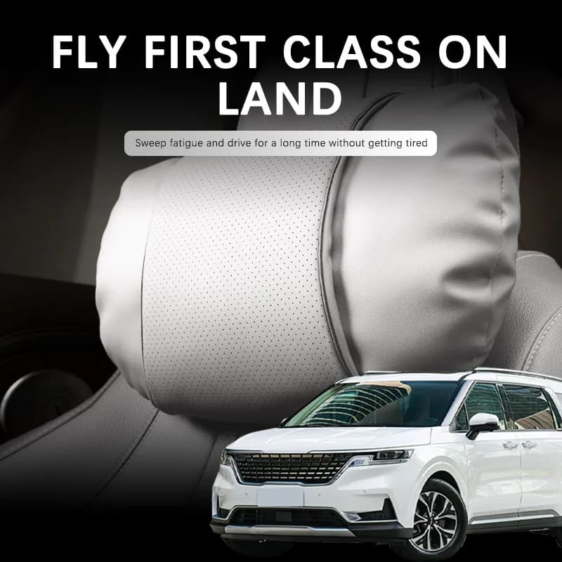 Poggiatesta per supporto auto per KIA Carnival Sedona KA4 Ceed Cerato Cuscino per collo in pelle scamosciata per auto Accessori da viaggio morbidi e confortevoli