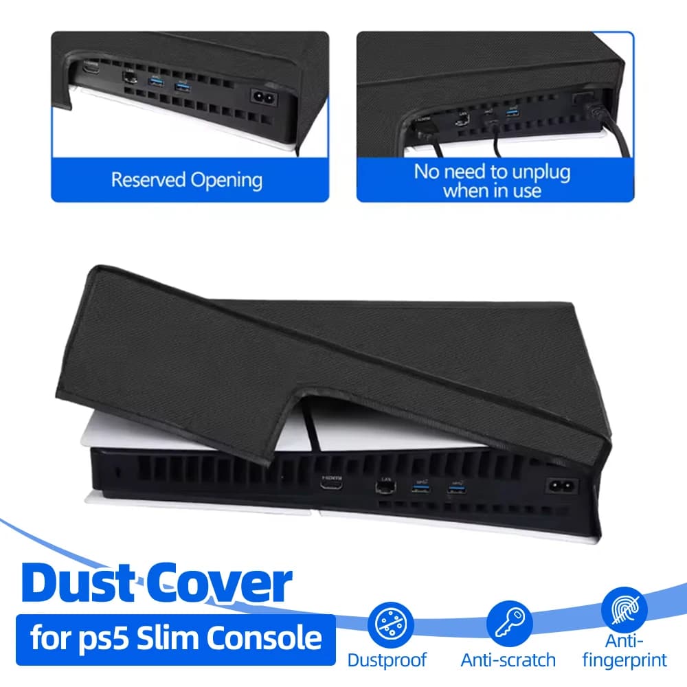 Copertura antipolvere per PS5/PS5 Slim/Pro Custodia protettiva per console Custodia protettiva antigraffio per accessori PlayStation 5