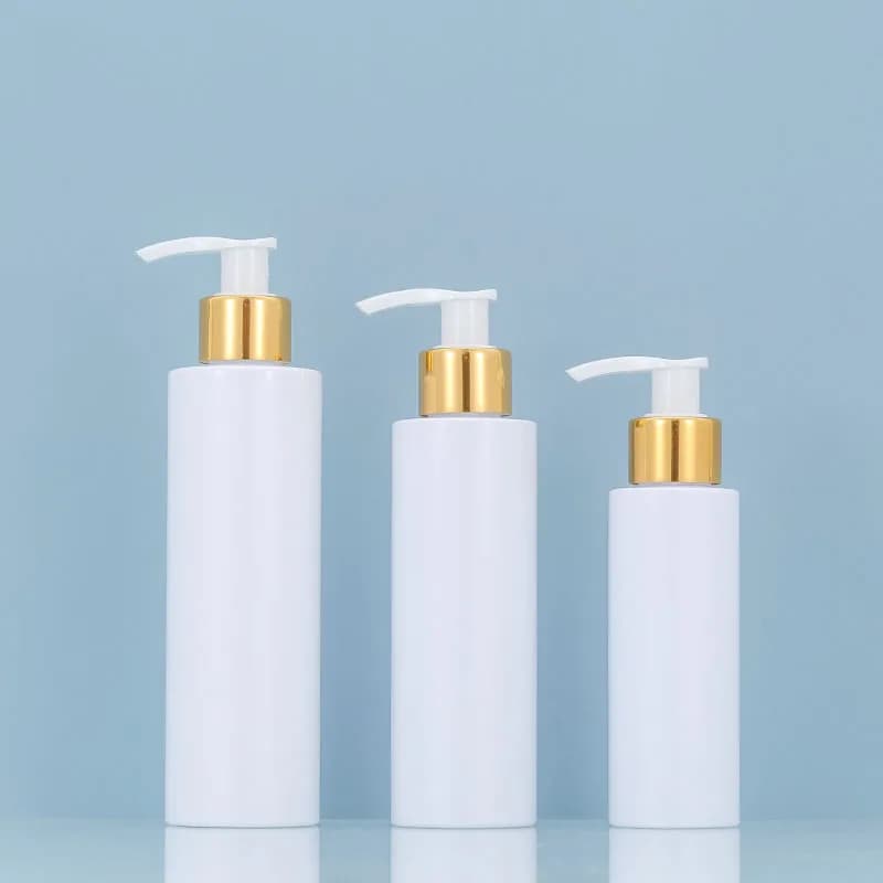 Flacone in PET bianco/trasparente da 100ml/150ml/200ml con pompa a pressione per lozione/emulsione/siero/shampoo, gel idratante, confezione cosmetica.